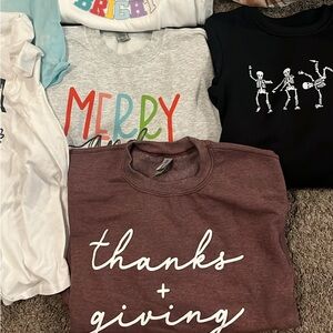 Women’s holiday tops $30 for all